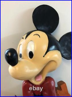 Vintage Disney Mickey Mouse Resin Coat Rack Hooks