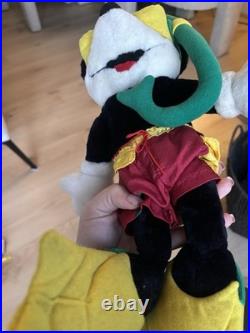 Vintage Disney Mickey Mouse Scuba Diver Plush Toy Tagged 90s Disney Store Rare