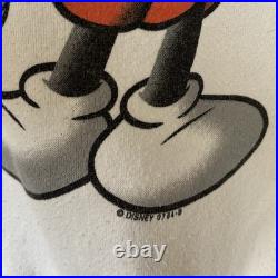 Vintage Disney Mickey Mouse Sweatshirt XL Men's Ghost Halloween 90s Jerry Leigh