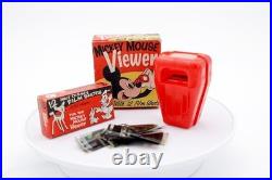 Vintage Disney Mickey Mouse Viewer Box Complete 12 + 1 extra Films Donald Duck