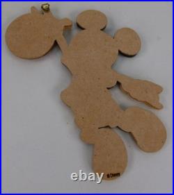 Vintage Disney Mickey Mouse Wooden Wall Art Hanging 9
