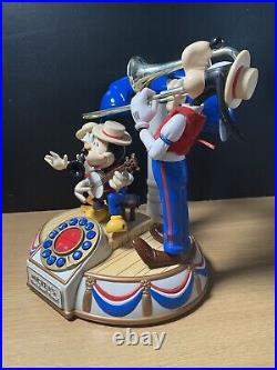 Vintage Disney Mickey's Dixieland Band Musical Animated Telephone by Telemania