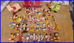 Vintage Disney Micky Mouse And Freinds Figures Vintage Disney Micky Mouse And Freinds Figures