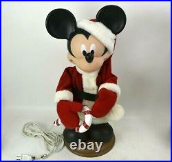 Vintage Disney Santa Best Christmas Mickey Minnie Mouse 21 Animatronic Animated