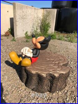 Vintage Disney Sitting Mickey Mouse Statue ornament Big Fig