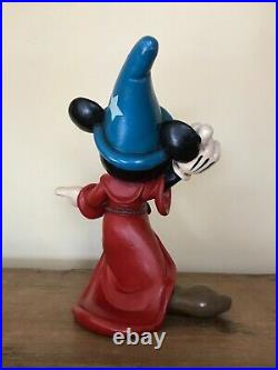 Vintage Disney Small Mickey Mouse Sorcerers Apprentice Fantasia Statue