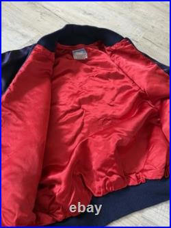 Vintage Disney Sorcerer Fantasia Mickey Mouse Bomber Jacket Silk 1980's Medium Vintage Disney Sorcerer Fantasia Mickey Mouse Bomber Jacket Silk 1980's Medium