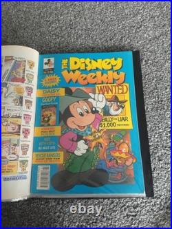 Vintage Disney Weekly Comics Issues 1 20 Mickey Mouse 1991 Complete
