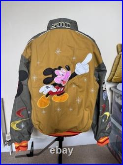 Vintage JH Design NASCAR x Disney Mickey Mouse Daytona 500 Racing Jacket -Size L