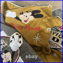 Vintage JH Design NASCAR x Disney Mickey Mouse Daytona 500 Racing Jacket -Size L
