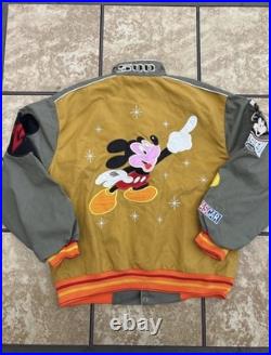 Vintage JH Design NASCAR x Disney Mickey Mouse Daytona 500 Racing Jacket -Size M