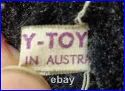 Vintage Joy Toy Australia Disney Mickey Mouse Googly Eyes Teddy Doll