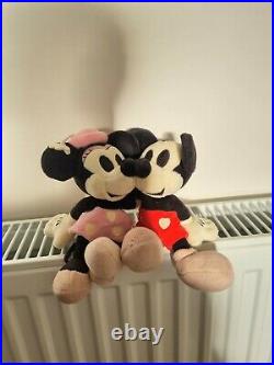 Vintage Mickey And Minnie Mouse Plush