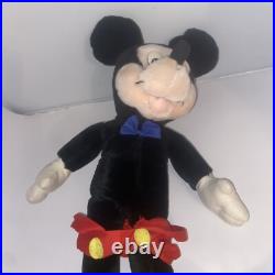 Vintage Mickey Mouse Plush Blue Bowtie, 17 Disney misprinted Minnie mouse 1980s