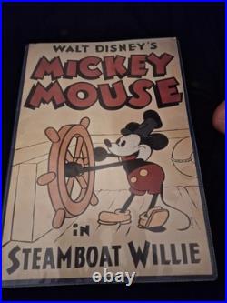 Vintage Mickey Mouse Poster Collection. X27 Presentation Folder Included