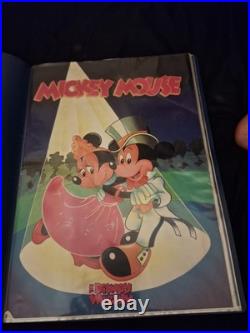 Vintage Mickey Mouse Poster Collection. X27 Presentation Folder Included
