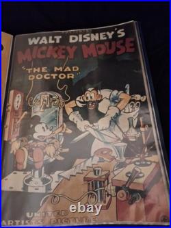Vintage Mickey Mouse Poster Collection. X27 Presentation Folder Included