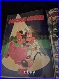 Vintage Mickey Mouse Poster Collection. X27 Presentation Folder Included