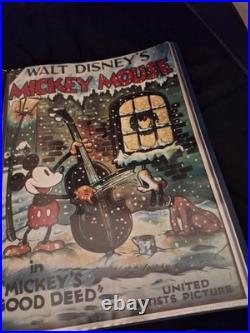 Vintage Mickey Mouse Poster Collection. X27 Presentation Folder Included