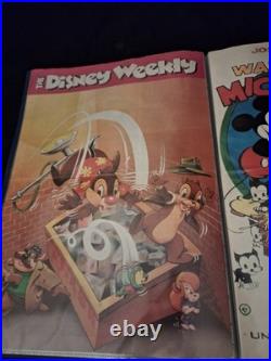 Vintage Mickey Mouse Poster Collection. X27 Presentation Folder Included