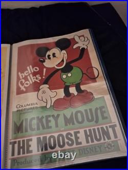 Vintage Mickey Mouse Poster Collection. X27 Presentation Folder Included