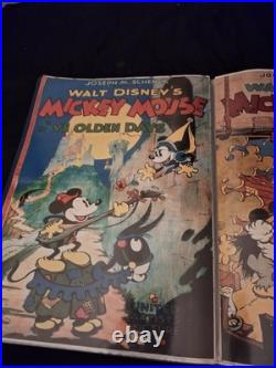 Vintage Mickey Mouse Poster Collection. X27 Presentation Folder Included