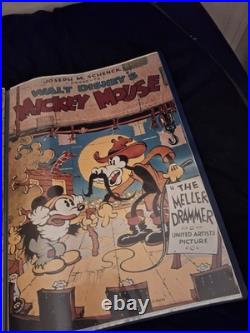 Vintage Mickey Mouse Poster Collection. X27 Presentation Folder Included