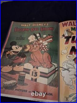 Vintage Mickey Mouse Poster Collection. X27 Presentation Folder Included