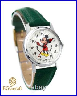 Vintage Mickey Mouse Watch Ladies Bradley Disney 1972 Swiss-Made Vintage Mickey Mouse Watch Ladies Bradley Disney 1972 Swiss-Made