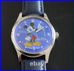 Vintage ORIS Disney Mickey Mouse Watch Swiss Mechanical Movement Vintage ORIS Disney Mickey Mouse Watch Swiss Mechanical Movement