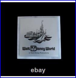 Vintage & Rare Disney Mickey Mouse Minnie Mouse Mirrors Clock Paperweight