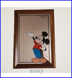 Vintage & Rare Disney Mickey Mouse Minnie Mouse Mirrors Clock Paperweight