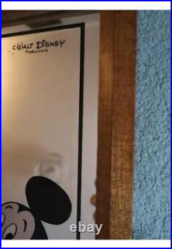 Vintage & Rare Disney Mickey Mouse Minnie Mouse Mirrors Clock Paperweight
