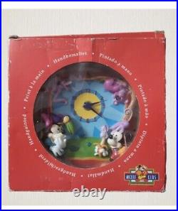 Vintage & Rare Disney Mickey Mouse Minnie Mouse Mirrors Clock Paperweight