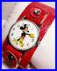 Vintage_Timex_Watch_Disney_Mickey_Mouse_Mechanical_Red_Leather_Band_Silver_Case_01_ido