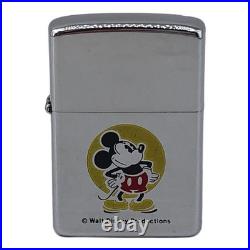 Vintage Zippo Mickey Mouse Walt Disney Productions Oil Lighter Vintage Zippo Mickey Mouse Walt Disney Productions Oil Lighter