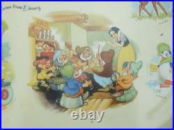 Vintage child's Disney Mickey Mouse, Snow White etc trolley, 1960s British made Vintage child's Disney Mickey Mouse, Snow White etc trolley, 1960s British made