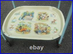 Vintage child's Disney Mickey Mouse, Snow White etc trolley, 1960s British made Vintage child's Disney Mickey Mouse, Snow White etc trolley, 1960s British made