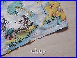 Vintage disney mickey mouse aloha hawaiian shirt size 2xl xxl