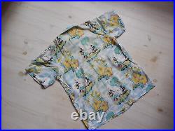 Vintage disney mickey mouse aloha hawaiian shirt size 2xl xxl