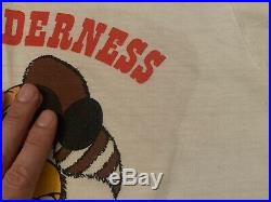 Vtg 80s Fort Wilderness t shirt sesame street disney disneyland mickey mouse