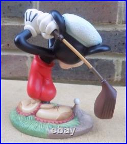 WALT DISNEY Classics Collection Mickey Mouse Golf Figurine Canine Caddy