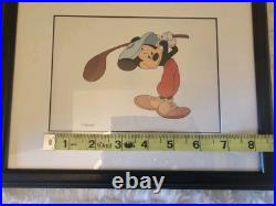 WALT DISNEY MICKEY MOUSE CANINE CADDY FRAMED LIMITED EDITION GOLF Picture Rare WALT DISNEY MICKEY MOUSE CANINE CADDY FRAMED LIMITED EDITION GOLF Picture Rare