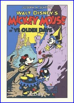 WALT DISNEY Mickey Mouse- Ye Olden Days