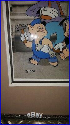 WALT'S 100 YEARS OF MAGIC SERICEL ANIMATION #2/1000 withCOA MICKEY MOUSE DISNEY