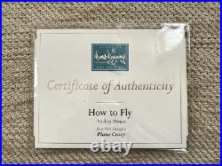 WDCC Disney Mickey Mouse How to Fly from Movie Figurine Box COA 70th Birthday