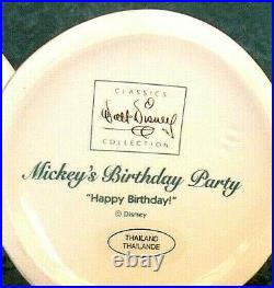 WDCC MICKEY MOUSE (HAPPY BIRTHDAY) 4 1/2 Tall MICKEY'S BIRTHDAY PARTY (NIB)
