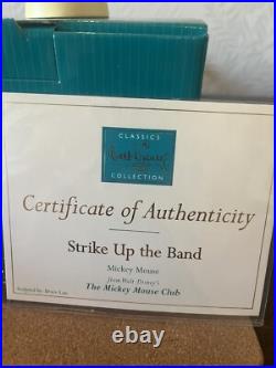WDCC Strike Up The Band Mickey Mouse From The Mickey Mouse Club Boxed & Cert WDCC Strike Up The Band Mickey Mouse From The Mickey Mouse Club Boxed & Cert