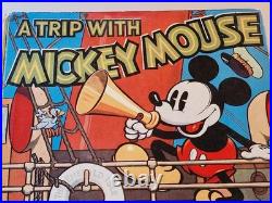 Walt Disney A Trip With Mickey Mouse 1st (Birn Brothers First Edition) 1930