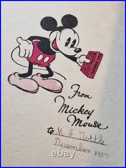 Walt Disney A Trip With Mickey Mouse 1st (Birn Brothers First Edition) 1930